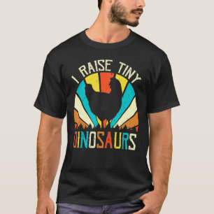 Camiseta Eu Crio Dinossauros Minúsculos - Amante de Frango 