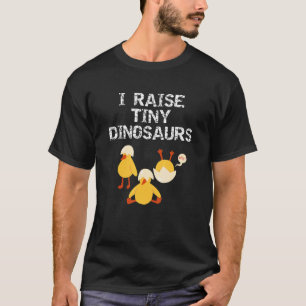 Camiseta Eu Crio Dinossauros Minúsculos Frango Dino 1