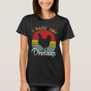 Camiseta Eu Crio Dinossauros Minúsculos  Frango Vintage Ret