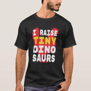 Camiseta Eu Crio Dinossauros Minúsculos Mulheres Amantes de