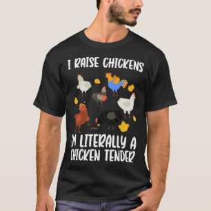 Camiseta Eu Crio Galinhas Eu Literalmente Sou Um Amansador 