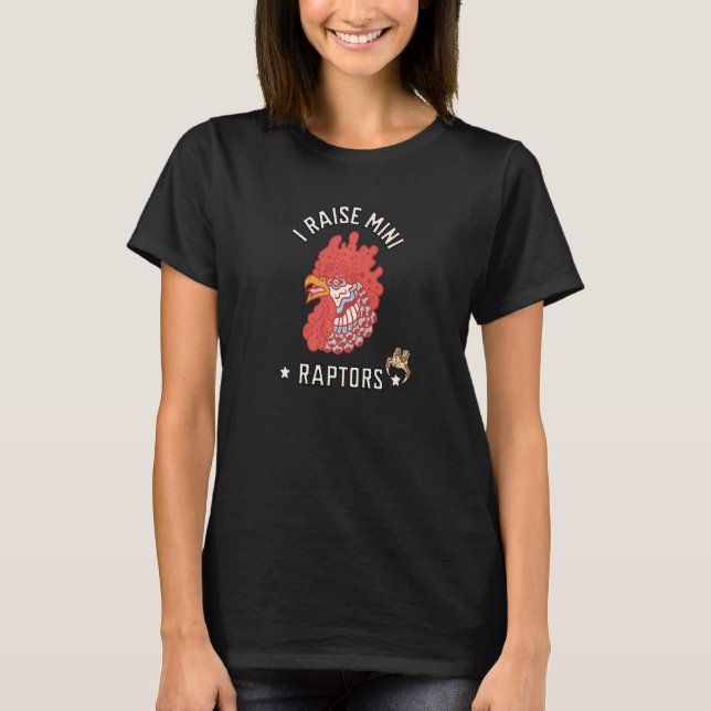 Camiseta Eu Crio Mini Dinossauros  Frango (Frente)