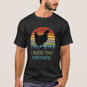 Camiseta Eu Crio Pequenos Dinossauros Dono de Galinha Vinta