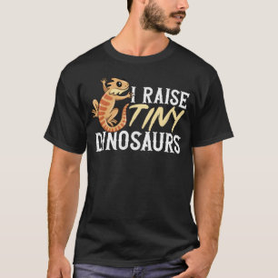 Camiseta Eu Crio Pequenos Dinossauros Dragão Barbudo Réptil