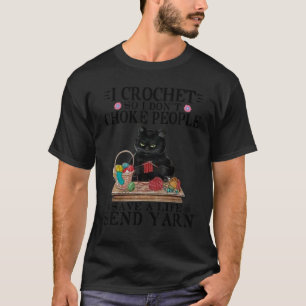 Camiseta Eu Crochê Então Não Enforco Pessoas Salve Uma Vida