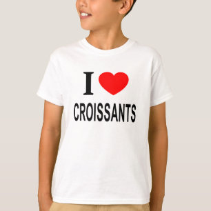 CAMISETA EU ❤️ CROISSAN EU AMO CROISSANTES EU CORAJO CROISS