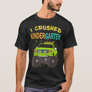 Camiseta Eu Cruzei o Monstro de Rapazes de Graduação do Jar