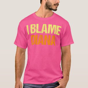 Camiseta Eu Culpo Diana Amigos Engraçados Amigos Humor Amig