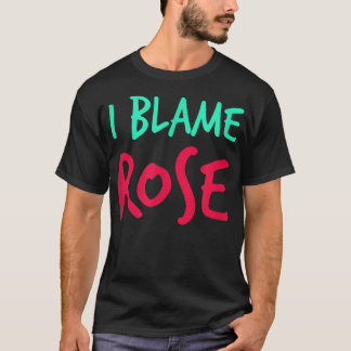 Camiseta Eu Culpo Rosa Amigos Primeiro Nome Apelido Amigo P