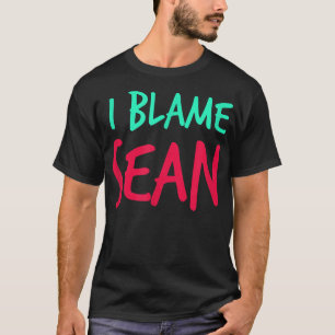Camiseta Eu Culpo Sean Amigos Primeiro Nome Apelido Amigo P