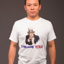 Camiseta Eu Culpo VOCÊ - Tio Sam Retrô