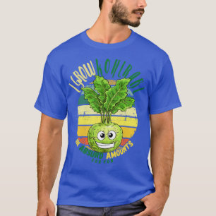 Camiseta Eu Cultivo Kohlrabi Em Quantias Absurdas Para Dive