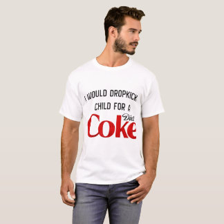 Camiseta Eu daria um chute voador em uma criança por uma Di