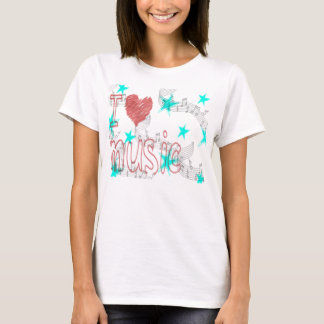 Camiseta Eu das mulheres amo o t-shirt da música