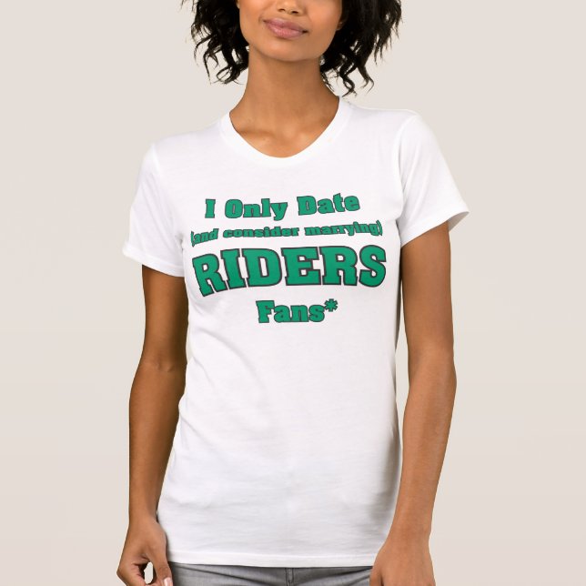 Camiseta Eu dato somente cavaleiros fãs (Frente)