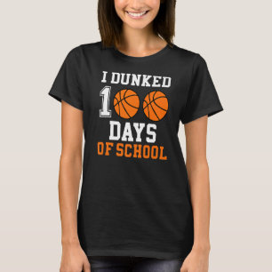 Camiseta Eu Dava 100 Dias De Meninos De Basquete Na Escola 