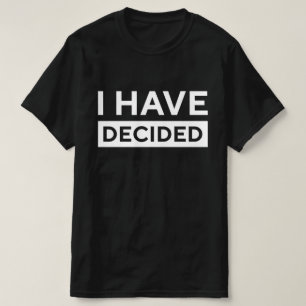 Camiseta Eu Decidi Batismo