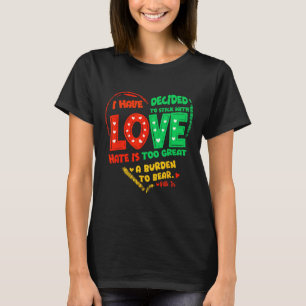 Camiseta Eu Decidi Ficar Com O Histor Negro Do Amor
