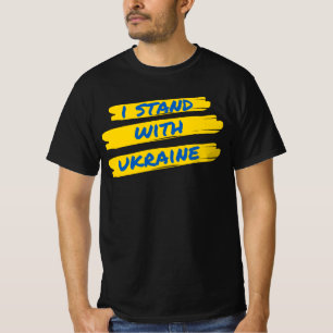 Camiseta Eu defendo a Ucrânia