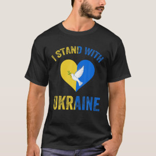 Camiseta Eu Defendo A Ucrânia A Apoiar A Ucrânia Fla Ucra