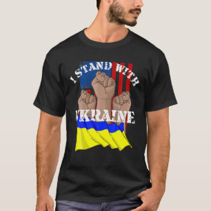 Camiseta Eu Defendo A Ucrânia Que Apoie O Fl Ucraniano Ame