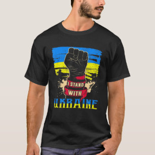 Camiseta Eu Defendo A Ucrânia Que Os Direitos Humanos São