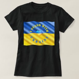 Camiseta Eu Defendo A Ucrânia - Solidariedade E Liberdade
