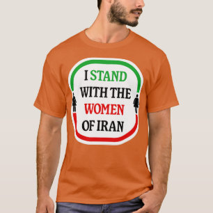 Camiseta Eu Defendo As Mulheres Do Irã A Liberdade De Vida