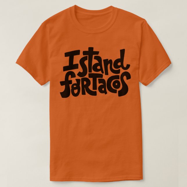 Camiseta Eu Defendo Tacos 1 (Frente do Design)