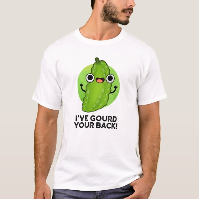 Camiseta Eu dei-te o teu traseiro, Engraçado, Veggie Pun (Frente)