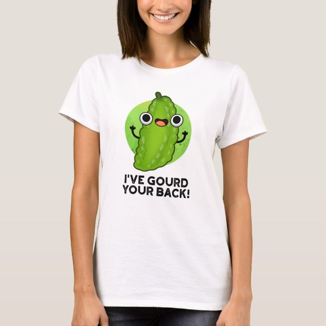 Camiseta Eu dei-te o teu traseiro, Engraçado, Veggie Pun (Frente)