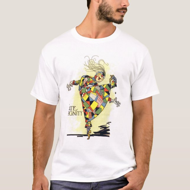 Camiseta Eu deio a dignidade! (limpado) (Frente)