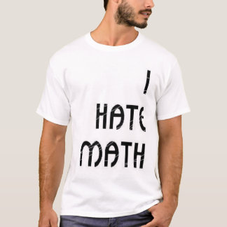 Camiseta Eu deio a matemática