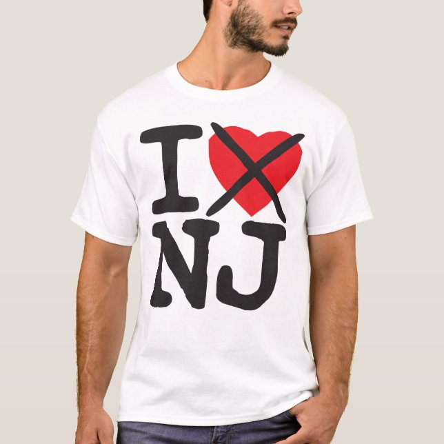 Camiseta Eu deio NJ - New-jersey (Frente)