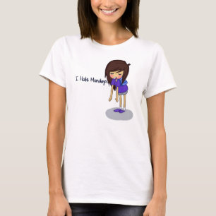 Camiseta Eu deio segundas-feiras