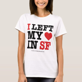 Camiseta Eu deixei meu coração