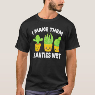 Camiseta Eu Deixo as Plantinhas Molhadas Ditado de Jardinei