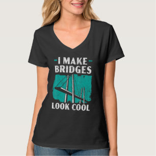 Camiseta Eu Deixo as Pontes com Cara de Legal Engenheiro Ci