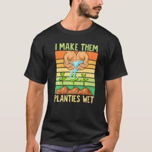 Camiseta Eu Deixo Essas Plantinhas Molhadas Jardim de Plant