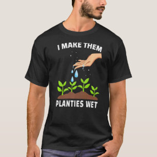 Camiseta Eu Deixo Essas Plantinhas Molhadas Piadas Adulta