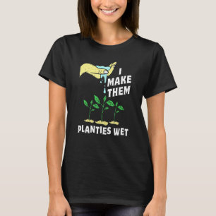 Camiseta Eu Deixo Essas Plantinhas Molhadas Punho de Jardin