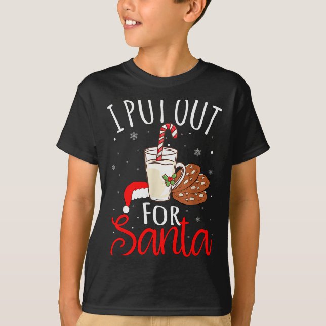 Camiseta Eu Deixo Leite E Biscoitos Para O Papai Noel Diver (Frente)