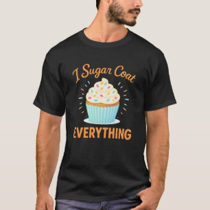 Camiseta Eu Deixo Tudo Açucarado Confeiteiro de Feriado