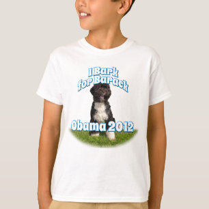 Camiseta Eu descasco para Barack, BO o primeiro cão Obama