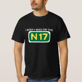 Camiseta Eu desejaria estar na N17 - Música Irlandesa Saw D
