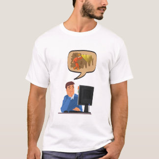 Camiseta Eu Desejo que Estivesse Explorando Cavernas - Pres