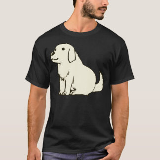 Camiseta Eu desenhar o cão branco de chiyo chan tadakichi-s