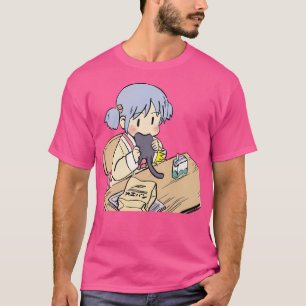 Camiseta Eu Desenhar Que A Cena De Mio Comendo Sakamoto Par