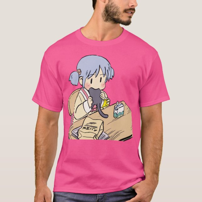 Camiseta Eu Desenhar Que A Cena De Mio Comendo Sakamoto Par (Frente)