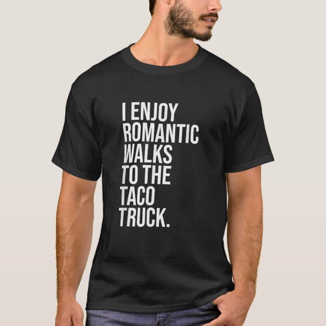 Camiseta Eu Desfruto de Caminhadas Românticas Até a Carrinh (Frente)